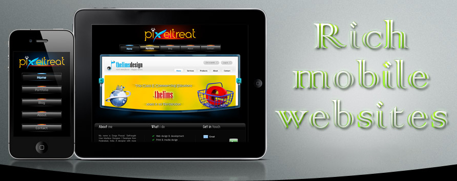 Rich Mobile websites